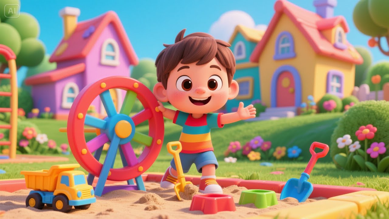 Slide, Swing, Share – Playground Adventures | Popular Nursery Rhyme | Educational Kids Songs