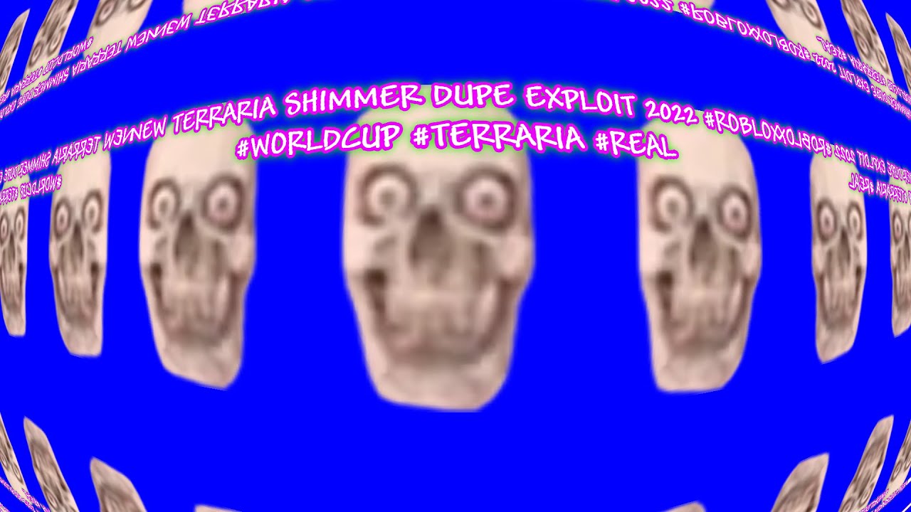 INSANE TERRARIA SHIMMER MONEY DUPE EXPLOIT RELOGIC IS SO GOOFY BETTER