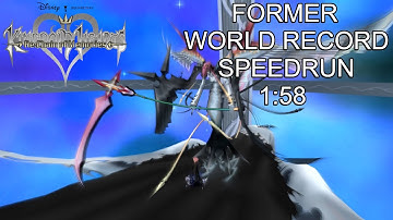 KH RE: COM [Proud Mode] Final Marluxia Speedrun 1:58 [FORMER WORLD RECORD]