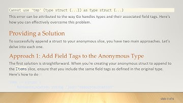 How to Append Struct to an Anonymous Slice of Structs in Go