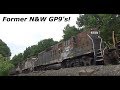 HD 60fps: Pan Am Railways PL-1 Brings 2 Former N&W GP9s Into Waterbury, CT 7-22-19