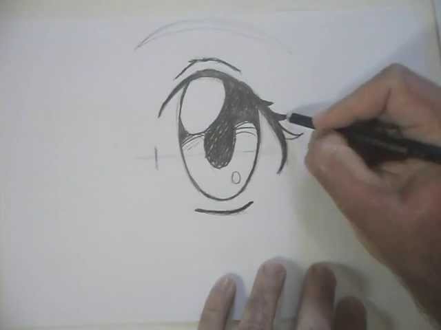 COMO DESENHAR OLHOS DE MANGÁ/ANIME #desenhar_mangá