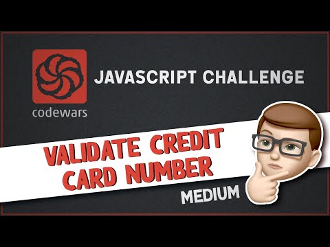 Validate Credit Card Number | JavaScript Coding Challenge | Medium