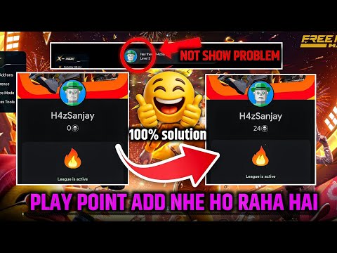 Play Points Not Counting in Free Fire? Popup Not Showing Fix (2026) | Play Points Problem Solve