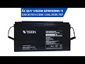 GIỚI THIỆU BÌNH ẮC QUY VISION 12V 150Ah 6FM150MV-X