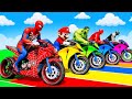 الرجل العنكبوت انقاذ باتمان Spider-Man Rescue batman vs iron man vs venom funny Game GTA 5 superhero