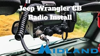 How to Install a CB Radio in Jeep Wrangler - YouTube