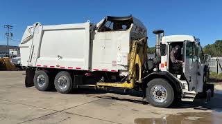 Details 2020 Peterbilt 520 with a Heil DuraPack Python Automated Side-Loader Garbage Truck Update