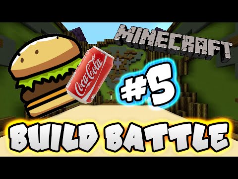 Minecraft Build battle Lietuviškai #5 "Hamburgeris"