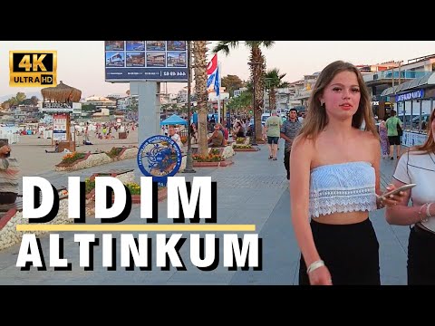 Didim ALTINKUM Evening Walk | 3 July 2022  [4K UHD 60 fps]