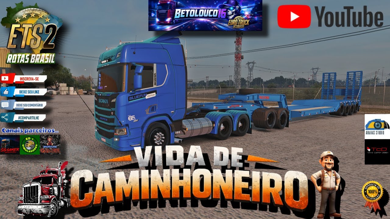 MAPA ROTAS BRASIL / SERVIDOR ED+SIMULADORES / VIDA DE CAMINHONEIRO.....