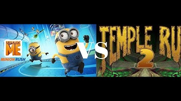 Despicable Me Minion Rush vs Temple Run 2