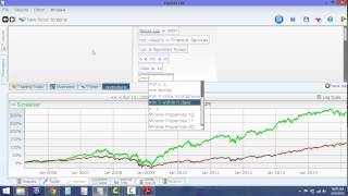 Creating a realistic stock screener using Equities Lab