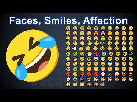 Emoji Meanings Part 1 - Faces | Smiling | Affection | English Vocabulary