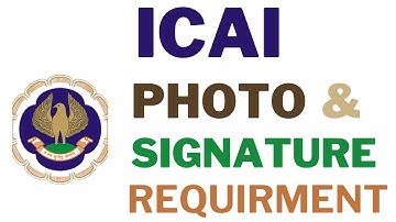 ICAI PHOTO AND SIGNATURE ALL GUIDELINES FOR  CA EXAM NOV / DEC 2023 EXAM