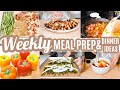 EASY WEEKLY DINNER IDEAS BUDGET FRIENDLY WEEKLY MEAL PREP RECIPES WHATS FOR DINNER FREEZER MEALS