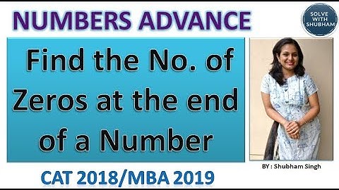 How to find number of trailing zeros in a number