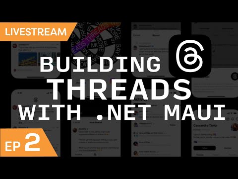 🔴 Recreating Threads App with .NET MAUI - Profile Page in C# UI!