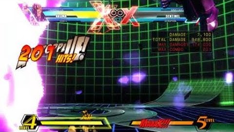 UMVC3: Akuma - Corner Backthrow Combo (Sentinel only?)