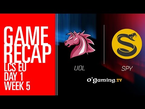 Game Recap - LCS EU W5D1 - Splyce vs Unicorns of Love