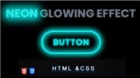 Create Stunning Neon Button Hover Effects | Html CSS Tutorial