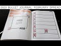 2023 Bullet Journal: February Monthly Spread // SNAPSHOT MINIMALIST