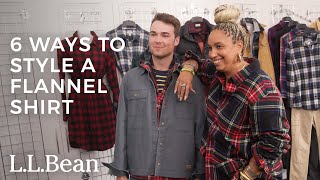 6 Ways to Style a Flannel Shirt by L.L.Bean 116,862 views 8 months ago 5 minutes, 59 seconds
