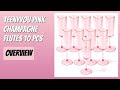 REVIEW (2026): Teenyyou Pink Champagne Flutes 10 Pcs. Features