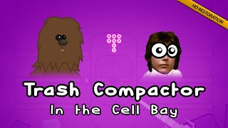 Chewbacca in the Trash Compactor - Silly Star Wars Animation