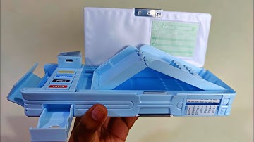 Latest 3D Bridge Pencil Case | Unboxing And Review | Calculator Geometry Box 🤩,Pencil Box 🥰 Calendar