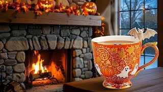 Autumn Jazz &amp; Fireplace Sounds 🍁🔥 Cozy Music for Relaxing, Studying, and Sleeping