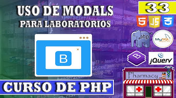 33 - Curso de PHP 👨💻  (🚀 USO DE MODALS para laboratorios 💻 )
