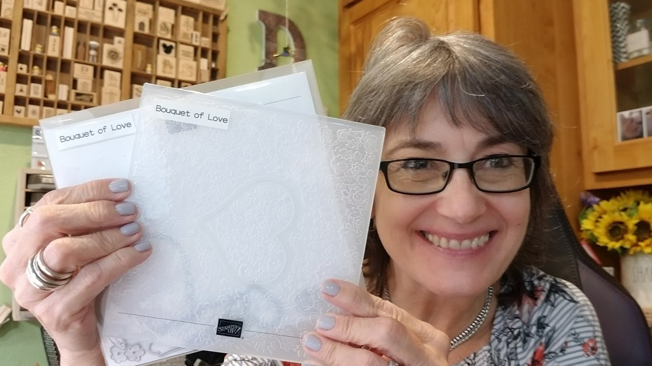 💡How to Use the Retiring Bouquet of Love Hybrid Embossing Folder - Di's ...