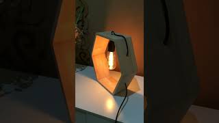 Hexagon Design Table Lamp Hanging Lamp.
