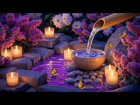 Relaxing Music + Peaceful Water Sounds 🌿 Calm Mind & Body, Relieve Anxiety, Deep Sleep 😴
