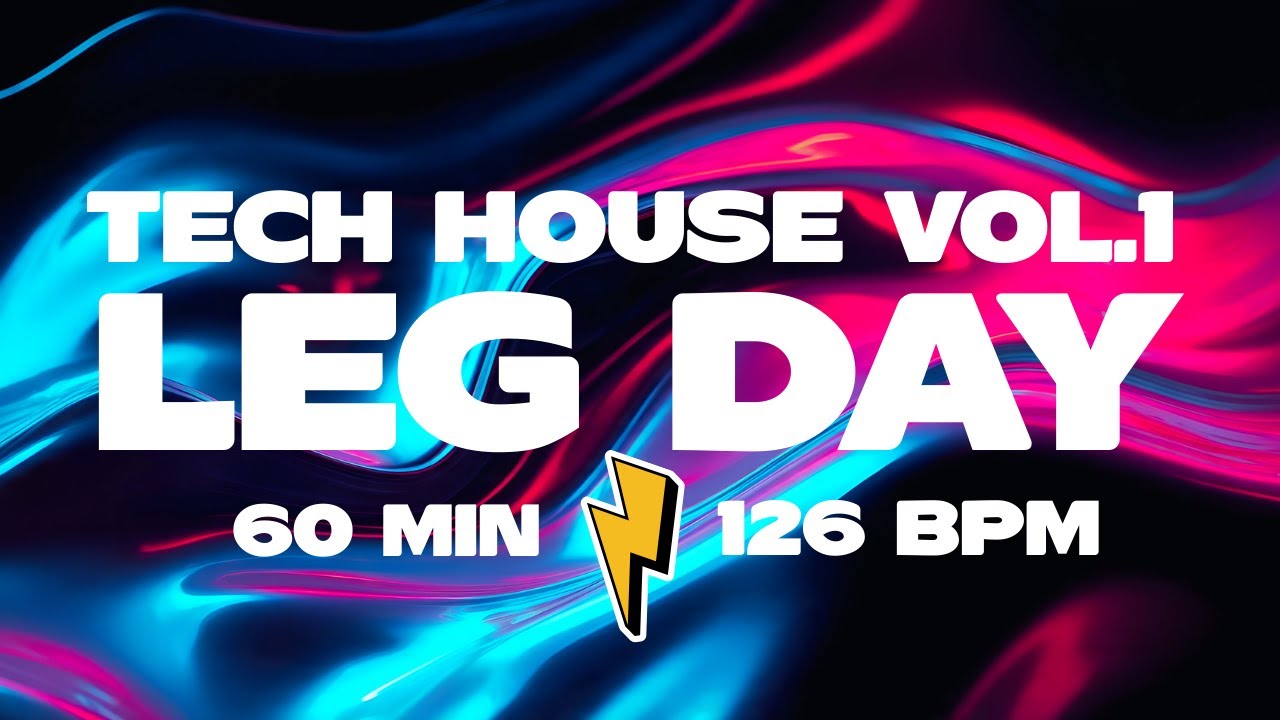 LEG DAY Tech House Workout  | Heavy Gym Training | 126 BPM | Power Set Vol.1