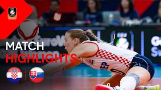 Highlights | CROATIA vs. SLOVAKIA | CEV Trendyol Eurovolley 2026 | Women