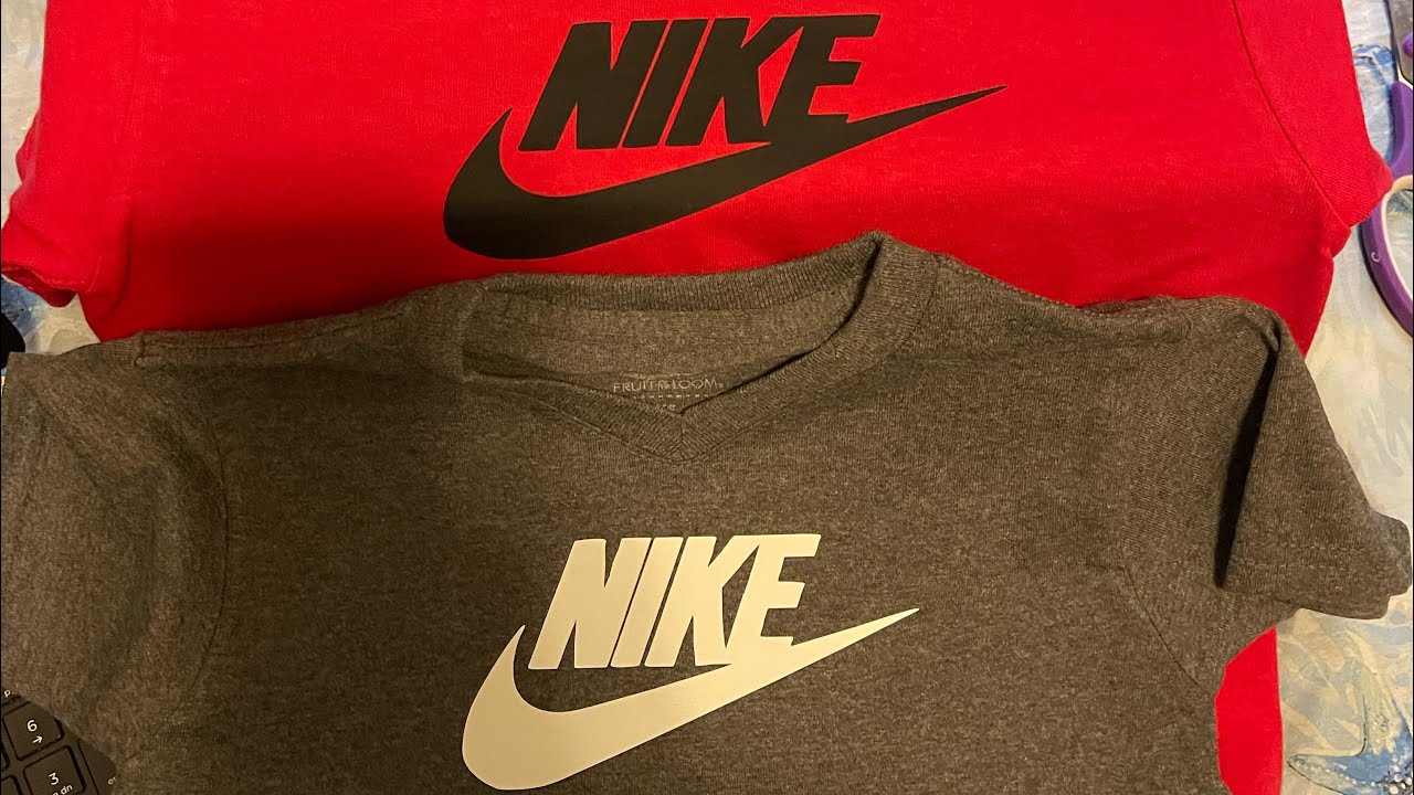 HOW TO: DIY NIKE SHIRT USING HTV RONT - YouTube