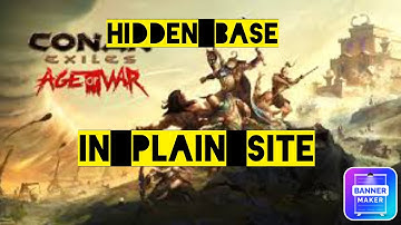 Hidden base in plain sight conan exiles age of war ps4/Ps5