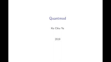 R - quantmod intro