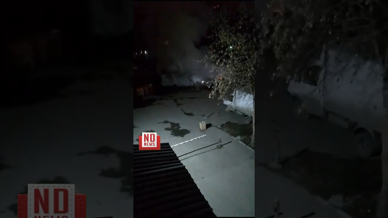 Эпичный пожар на мусорке в центре Екатеринбурга