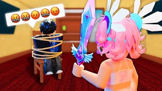TROLLING My Friend Until He RAGES! *MM2 FUNNY MOMENTS*
