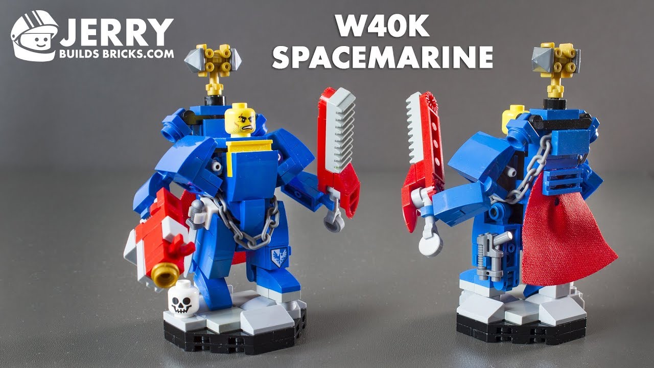 Udfyld eksperimentel Kæreste LEGO W40K Space Marine instructions (MOC #53) - YouTube