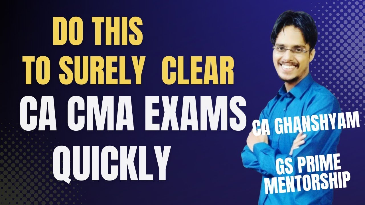 CA exam strategy nov23l do this to clear your CA exams ☺️ - YouTube