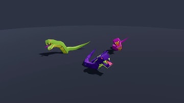 www.Meshtint.com | Toon Snakes Pack 1.1 - Updated animations + more!