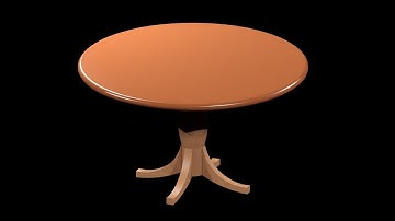 autocad 2d & 3d bangla Tutorial Round  Dining Table part 4| Autocad 3D dining table (অটোক্যাড বাংলা)