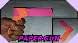 How to make a paper gun 🔫 // Origami gun // #diy #papercraft