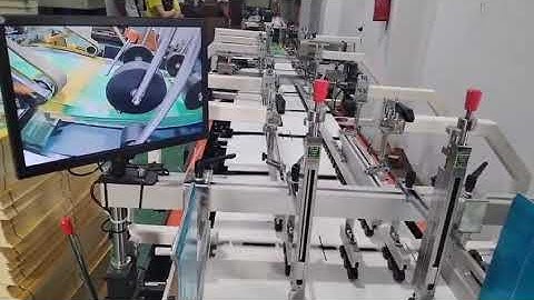 ZH-800G folder gluer works for straight line boxes
