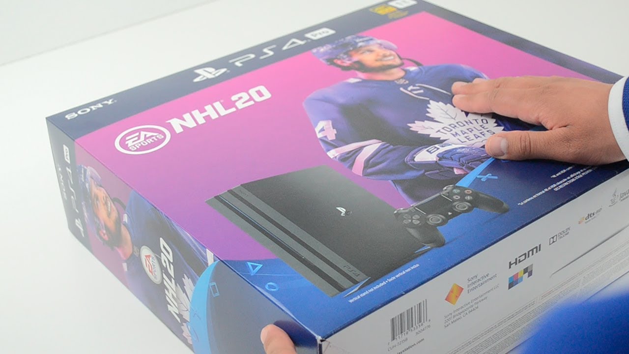 Fortære Doven Ægte NHL 20 PlayStation 4 Pro 1TB Bundle Unboxing | Exclusive to Canada - YouTube