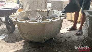 kỹ thuật đổ chậu tròn 1 mét